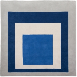 Josef Albers: Bauhaus Teppich Homage to the square. 